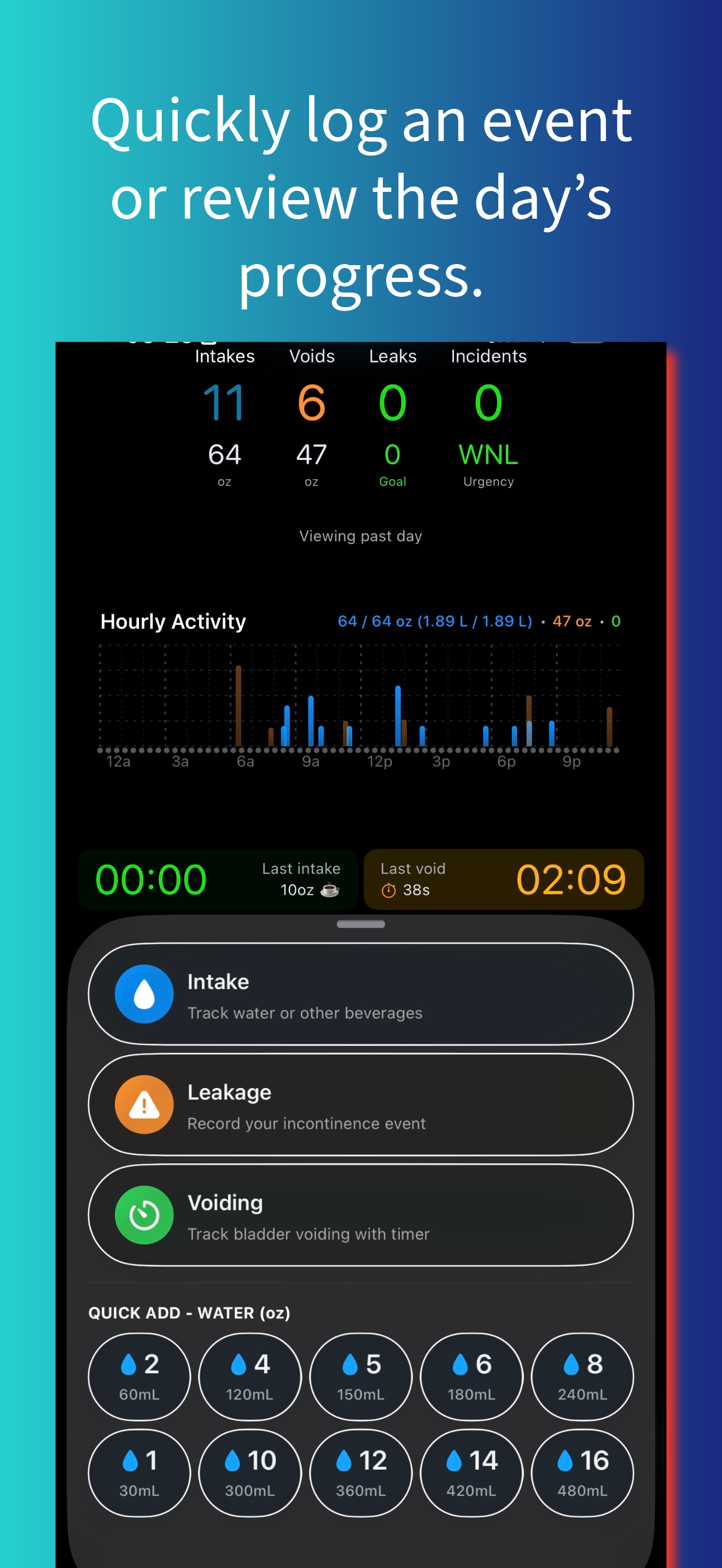 Home - Quick Logging